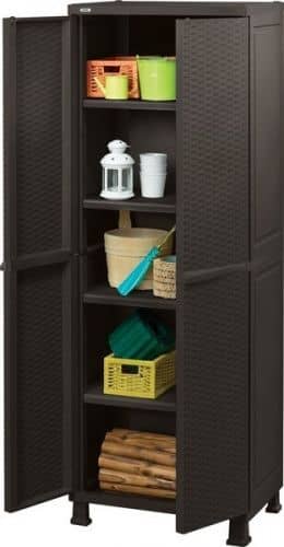 Купить Шкаф Keter UTILITY 4 SHELVES под ротанг по низкой цене