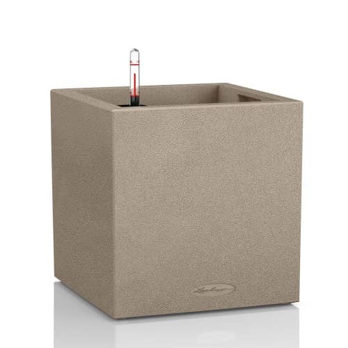 Купить Кашпо Lechuza Canto Stone Complete sandy beige 14x14x14 см по низкой цене