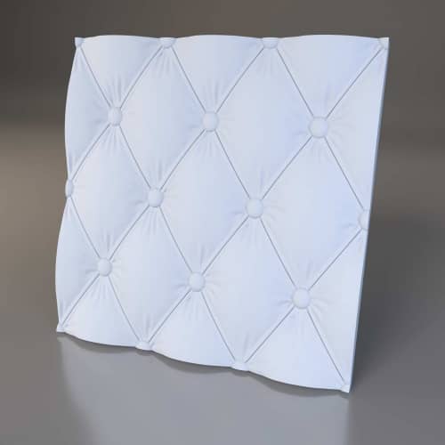 3D панель стеновая Relieffo Lounge 060 из пенополиуретана 600x600x30 мм