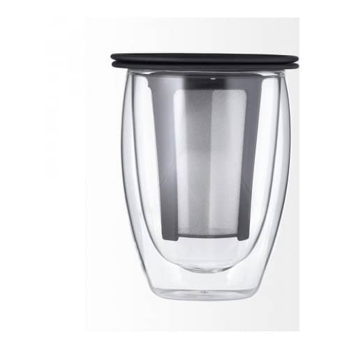 Купить Термобокал с фильтром BODUM Tea for One, 0.35л, цвет черный по низкой цене