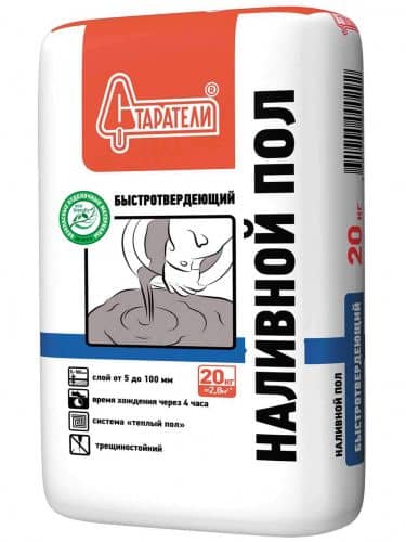 Наливной пол Старатели Быстротвердеющий