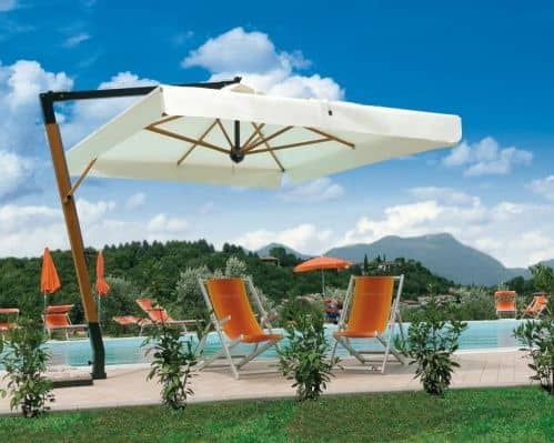 Купить Зонт Scolaro Palladio Braccio уличный, прямоугольный 3000х4000х3100 мм по низкой цене