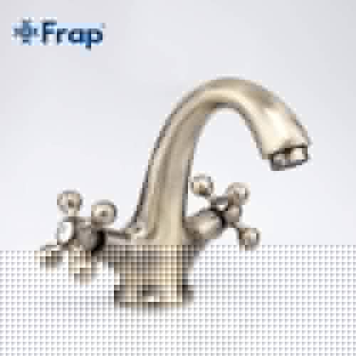 Купить Смеситель FRAP F1019-4 на раковину м/кер бронза по низкой цене