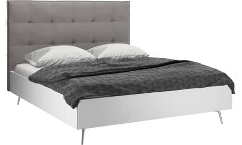 Купить Кровать BOCONCEPT LUGANO цвет серого камня 1300х2120 мм по низкой цене