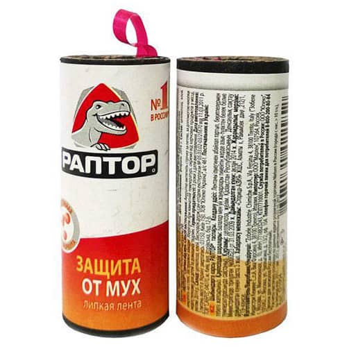 Купить Лента липкая от мух Раптор по низкой цене