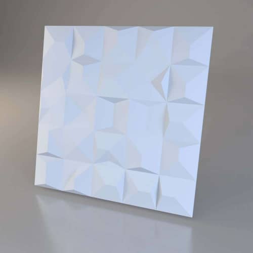 3D панель стеновая Relieffo Origami 016 из пенополиуретана 600х600х30 мм