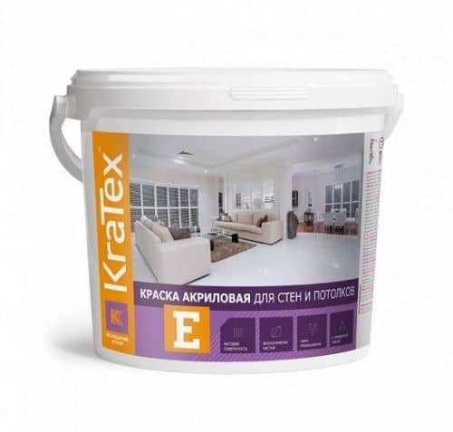 Купить Краска Kratex для стен и потолков 7кг по низкой цене