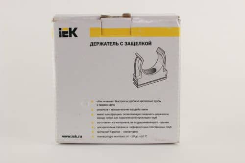 Купить Крепеж-клипса IEK CF16 для труб по низкой цене