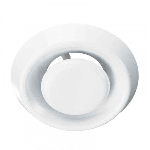 Купить Анемостат VENTS А125ВР, белый, d=125 мм по низкой цене