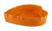 Купить Форма Appolia Mandarin для запекания керамическая сердце оранжевая 29х28см по низкой цене
