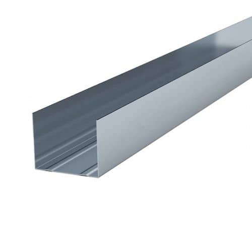 Купить Профиль ПН-2 направляющий, 50x40, 0,6 мм, 3 м по низкой цене