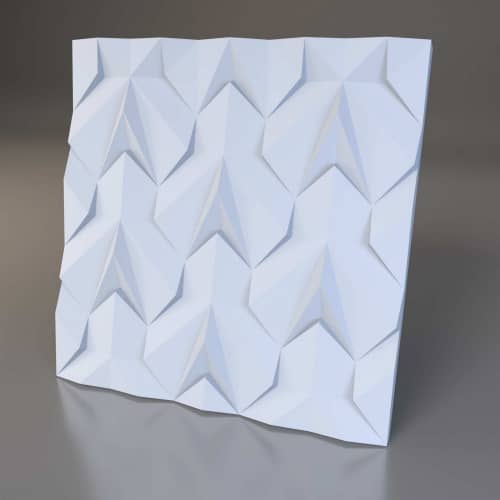 3D панель стеновая Relieffo Geoposition 029 из пенополиуретана 600x600x30 мм