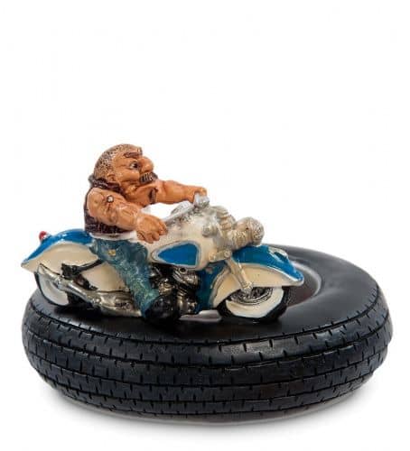 Купить Пепельница The Comical World of Stratford Байкер RV-19 по низкой цене