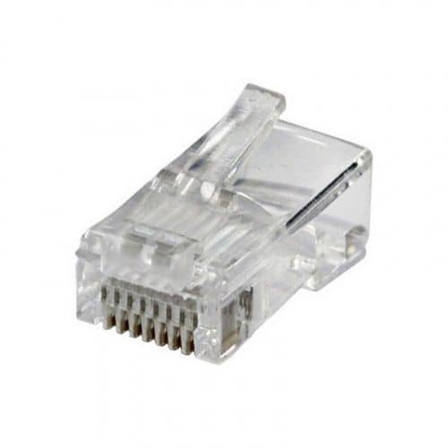 Купить Коннектор компьютерный RJ-45 (8р-8с), уп. 50 штук по низкой цене
