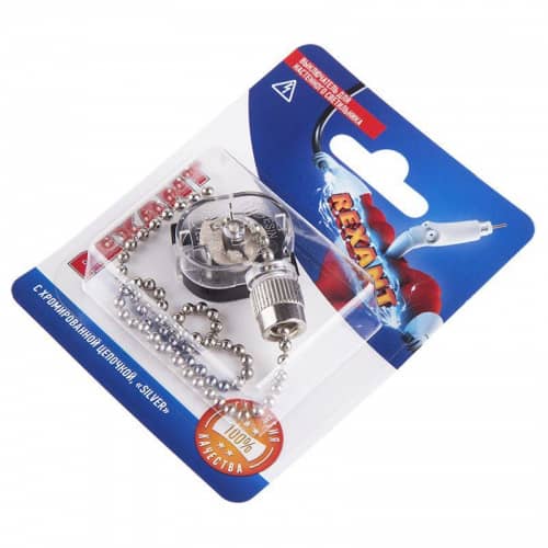 Купить Выключатель для настенного светильника Silver блист. Rexant 06-0240-A по низкой цене