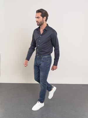 Купить Джинсы Piazza Italia Regular Fit синие по низкой цене