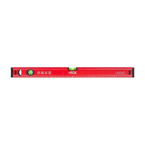 Купить Пузырьковый строительный уровень с магнитом RGK U6060 06 м (60 см) по низкой цене