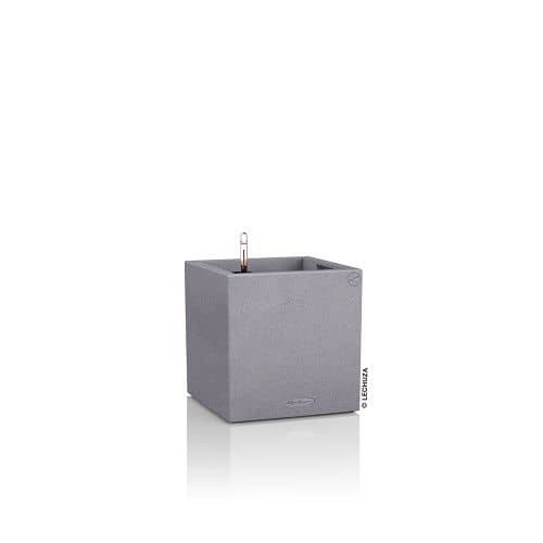 Купить Кашпо Lechuza Canto Color Square Complete stone grey 40х40х40 см по низкой цене