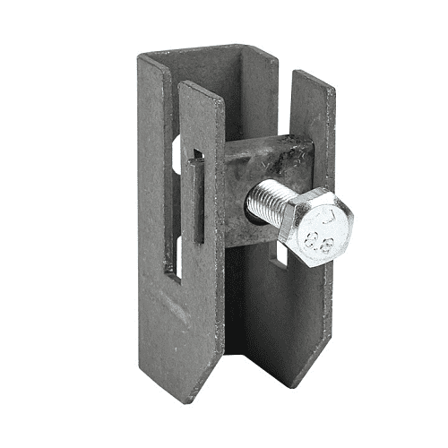 Купить Держатель для полосы толщиной до 8мм с фикс. болтом ТДЦ, оцинк. сталь по низкой цене