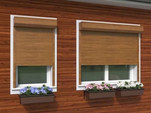 Купить Рольставни PREMIUM для оконных проемов DoorHan (взломоустойчивые) из экструдированного профиля RHE45 по низкой цене