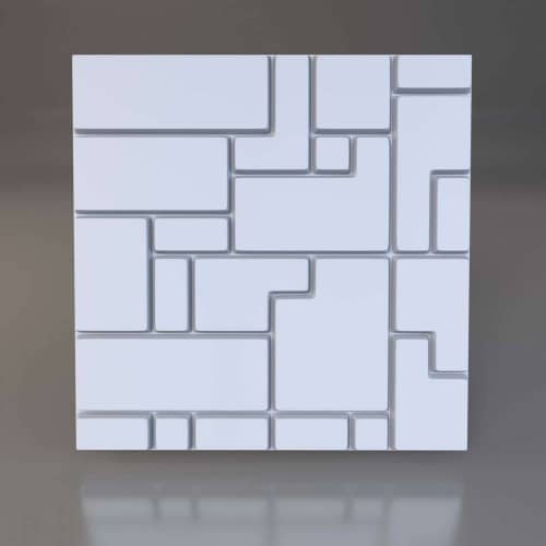 3D панель стеновая Relieffo Complexity 007 из пенополиуретана 600х600х30 мм