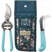 Купить Набор Briers Flower Girl садовода: секатор и нож в чехле по низкой цене