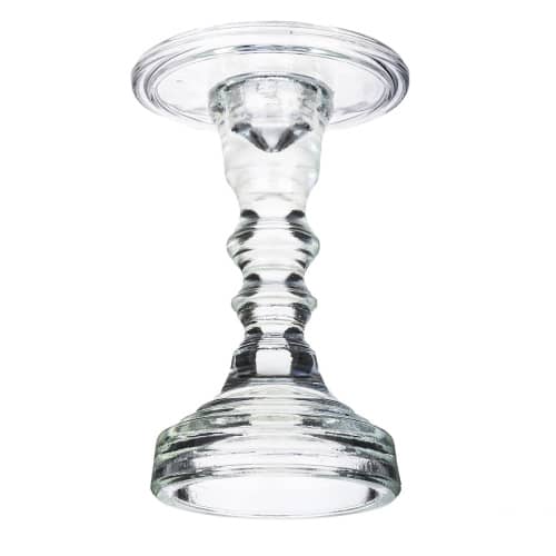 Купить Подсвечник для интерьерной свечи КРИСТОФФ-5 (стекло), D10xH15 см по низкой цене