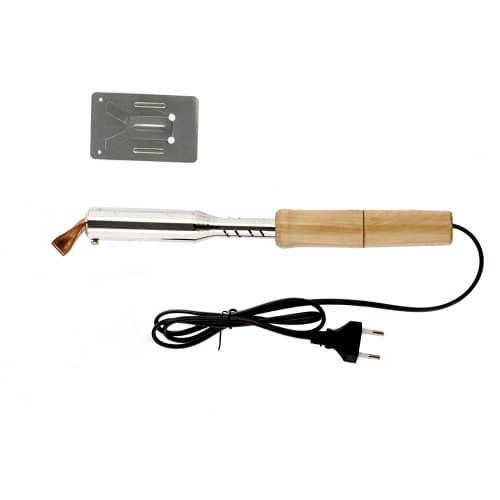 Купить Паяльник электрический Sparta 100 Вт с ручкой из дерева по низкой цене
