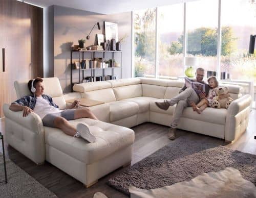 Купить Диван Gala Collezione Massimo угловой в коже по низкой цене