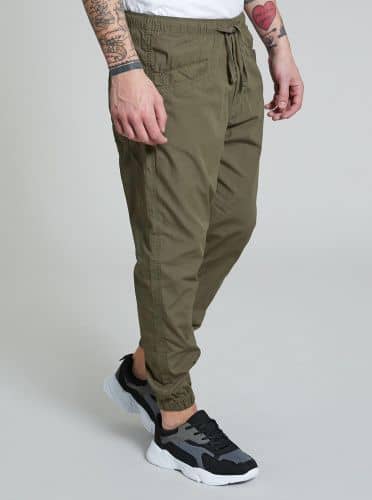 Купить Штаны Piazza Italia Loose Fit цвета хаки по низкой цене