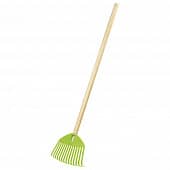 Купить Грабли веерные Prosperplast 21 см деревянный черенок по низкой цене