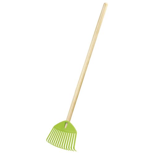 Купить Грабли веерные Prosperplast 21 см деревянный черенок по низкой цене