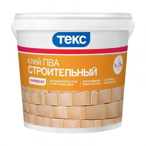 Купить Клей ТЕКС ПВА Универсал строительный 1 кг по низкой цене