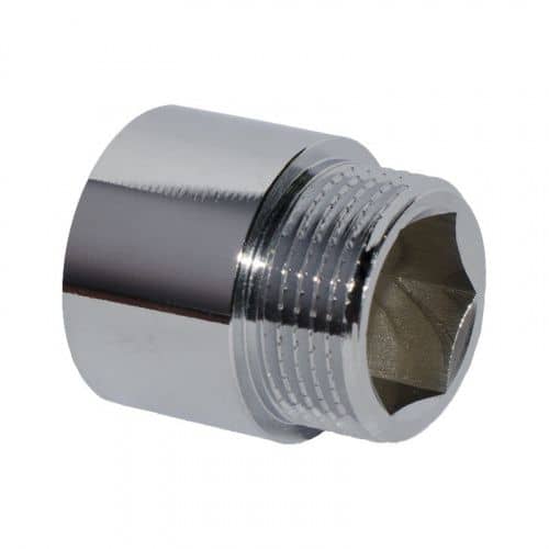Купить Удлинитель 1/2"x10 мм, хром по низкой цене