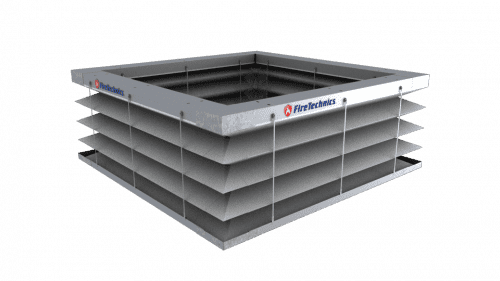 Купить Гармошка противопожарные шторы при орошении водой FireTechnics-EI180 по низкой цене