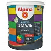 Купить Эмаль Alpina Aqua База 1 акриловая глянцевая 10 л по низкой цене