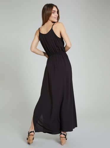 Купить Платье Piazza Italia длинное, чёрное по низкой цене