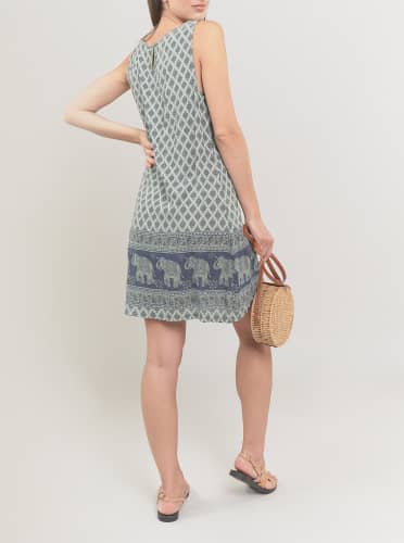 Купить Платье Piazza Italia цвет милитари по низкой цене