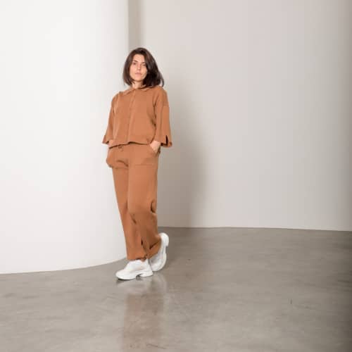 Купить Костюм Lara FF06223ABSU цвет camel по низкой цене