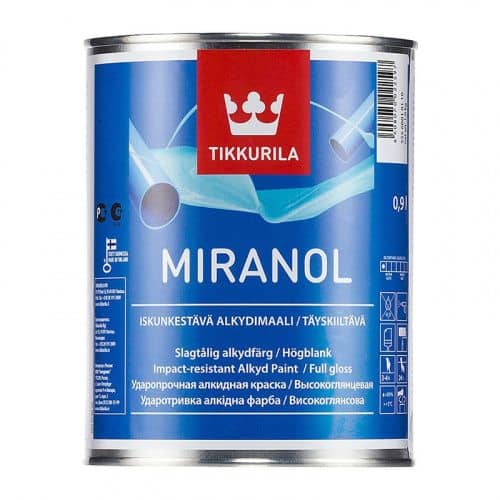 Купить Краска Tikkurila Miranol А алкидная тиксотропная 0,9 л по низкой цене