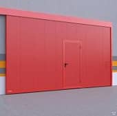 Купить Откатные ворота Hörmann многоцелевого назначения FST MZ OD 1-створчатые с калиткой по низкой цене