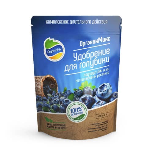 Купить Удобрение для голубики ОрганикМикс 850 г по низкой цене