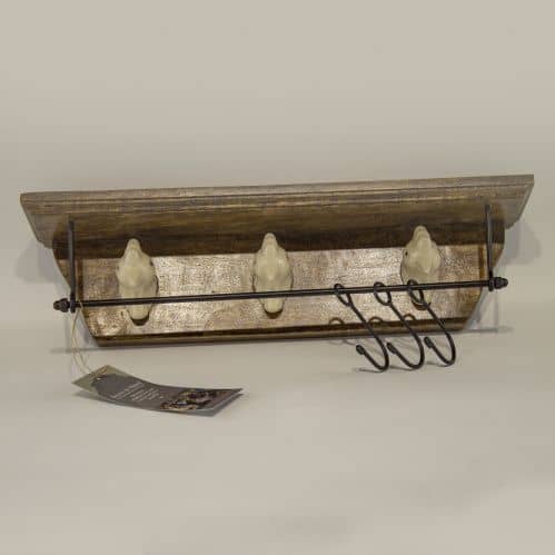 Купить Полка Secret De Maison Chateau настенная с крючками и чашками по низкой цене