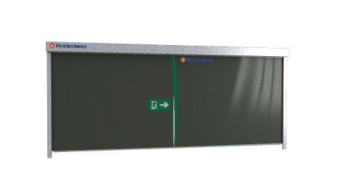 Купить Рулонные противопожарные шторы при орошении водой FireTechnics-EI180 по низкой цене