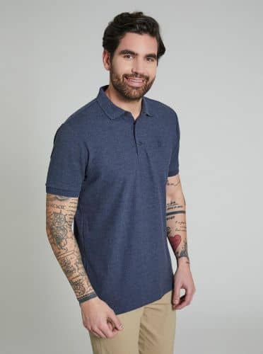 Купить Футболка-поло Piazza Italia серая по низкой цене