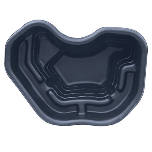 Купить Пруд декоративный пластиковый 115х83x37 см черный по низкой цене