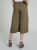 Купить Брюки-кюлоты Piazza Italia оливковые по низкой цене