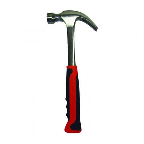 Купить Молоток-гвоздодер Biber Профи с цельнометаллической ручкой, 0,6 кг по низкой цене