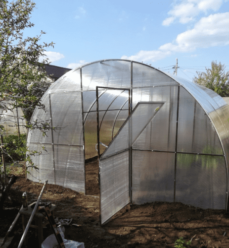 Купить Теплица Степная 4 из поликарбоната 4000х4000х2500 мм по низкой цене