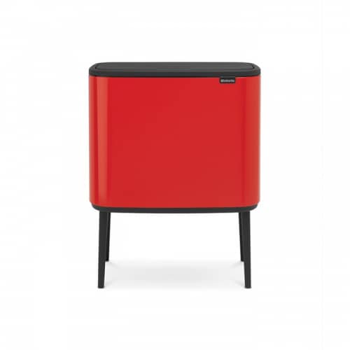Купить Бак Brabantia Touch Bin Bo мусорный, пламенно-красный, 36 л по низкой цене